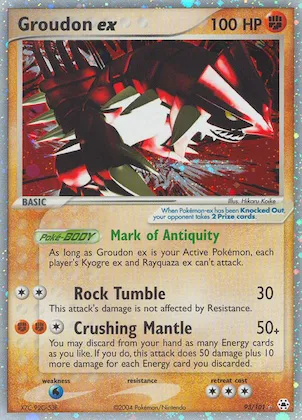Groudon ex #93 – Hidden Legends