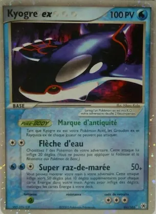 Kyogre ex 94 – EX Légendes Oubliées