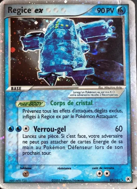 Regice ex 97 – EX Légendes Oubliées
