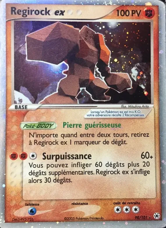 Regirock ex 98 – EX Légendes Oubliées