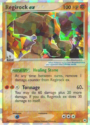 Regirock ex #98 – Hidden Legends