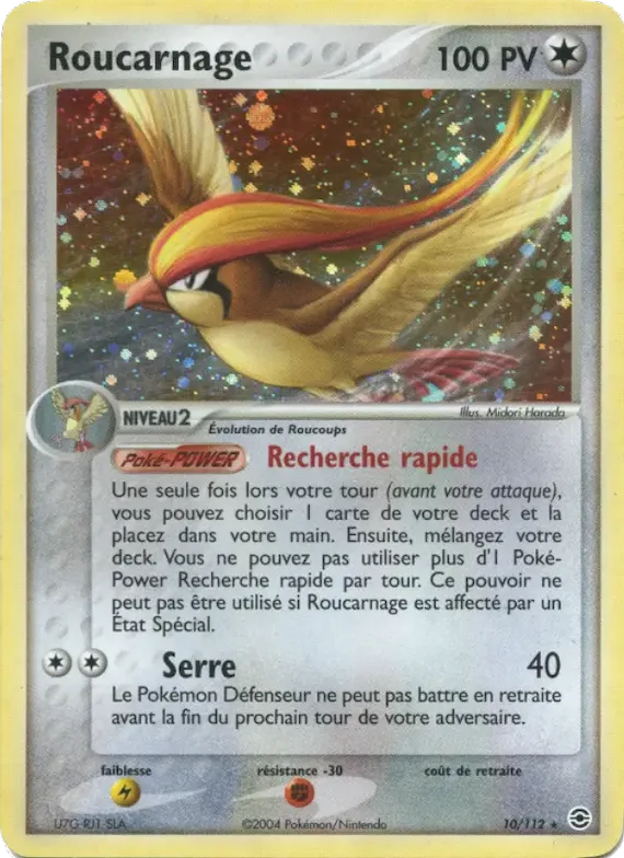 Roucarnage 10 – EX Rouge Feu & Vert Feuille