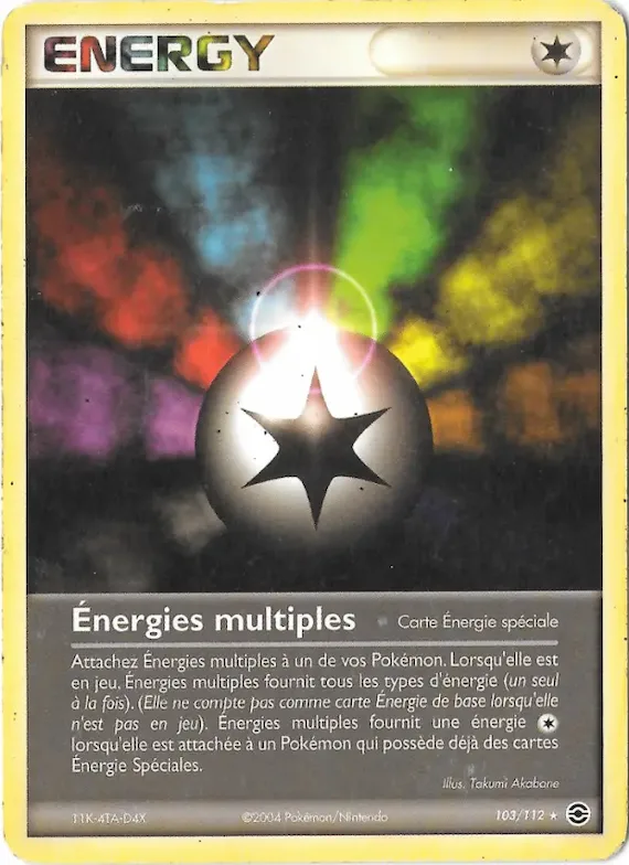 Énergies multiples 103 – EX Rouge Feu & Vert Feuille