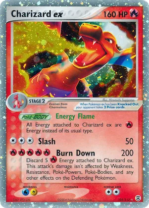 Charizard ex #105 – FireRed & LeafGreen