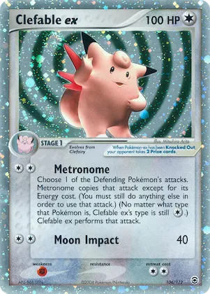 Clefable ex #106 – FireRed & LeafGreen