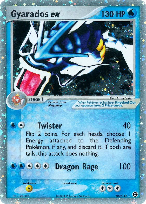 Gyarados ex #109 – FireRed & LeafGreen