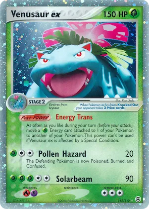 Venusaur ex #112 – FireRed & LeafGreen
