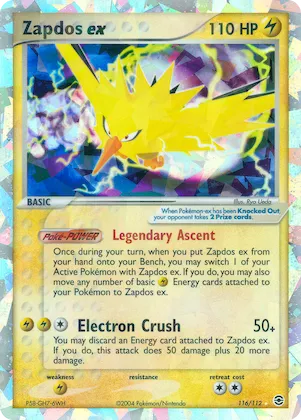Zapdos ex #116 – FireRed & LeafGreen