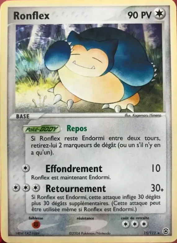 Ronflex 15 – EX Rouge Feu & Vert Feuille
