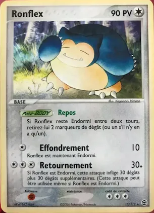 Ronflex 15 – EX Rouge Feu & Vert Feuille