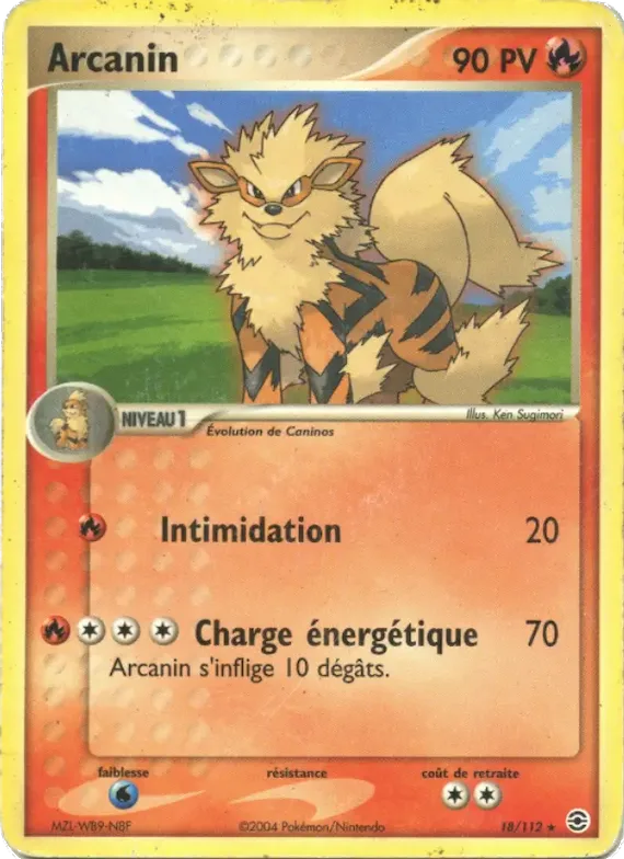 Arcanin 18 – EX Rouge Feu & Vert Feuille