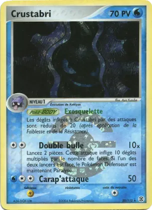 Crustabri n° 20 – EX Rouge Feu & Vert Feuille