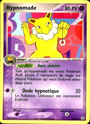 Hypnomade n° 25 – EX Rouge Feu & Vert Feuille