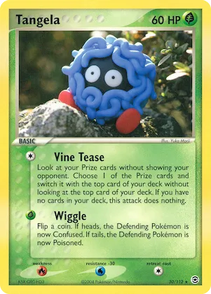 Tangela Nr. 30 – EX Feuerrot & Blattgrün