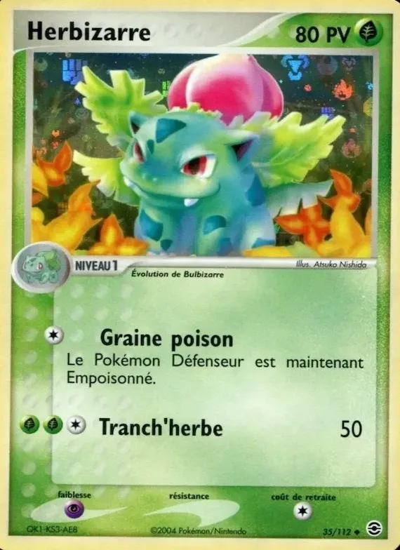 Herbizarre 35 – EX Rouge Feu & Vert Feuille