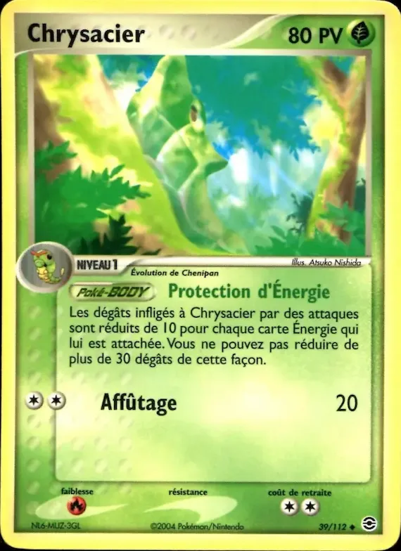 Chrysacier 39 – EX Rouge Feu & Vert Feuille