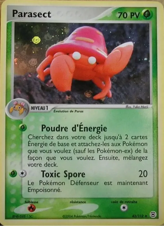 Parasect 43 – EX Rouge Feu & Vert Feuille