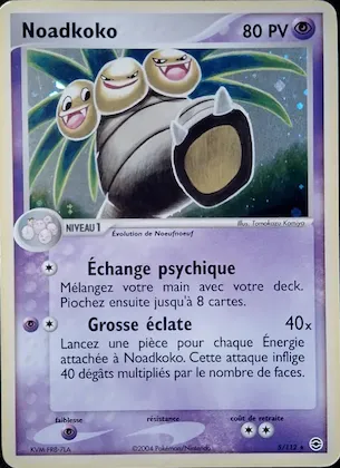 Noadkoko n° 5 – EX Rouge Feu & Vert Feuille