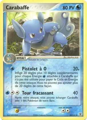 Carabaffe n° 50 – EX Rouge Feu & Vert Feuille