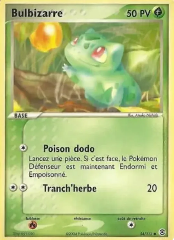 Bulbizarre 54 – EX Rouge Feu & Vert Feuille