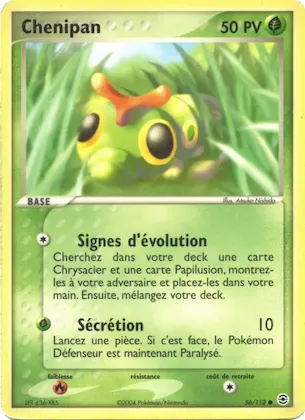 Chenipan n° 56 – EX Rouge Feu & Vert Feuille