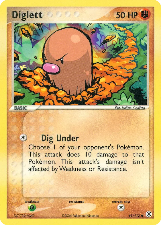 Diglett #61 – FireRed & LeafGreen