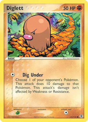 Diglett #61 – FireRed & LeafGreen