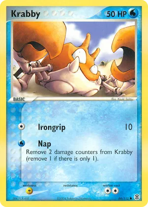 Krabby Nr. 66 – EX Feuerrot & Blattgrün