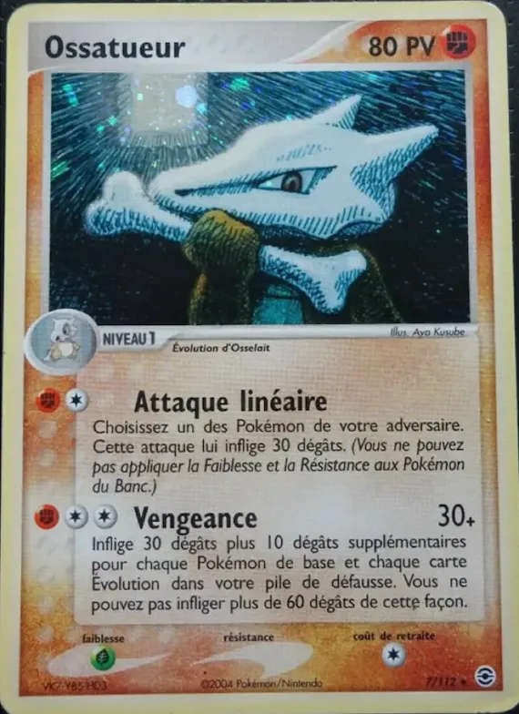Ossatueur 7 – EX Rouge Feu & Vert Feuille