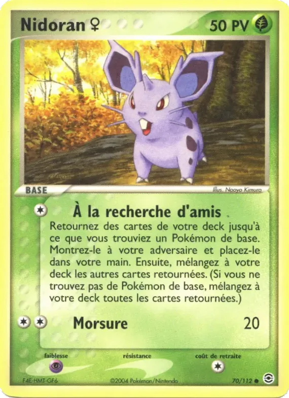 Nidoran ♀ 70 – EX Rouge Feu & Vert Feuille