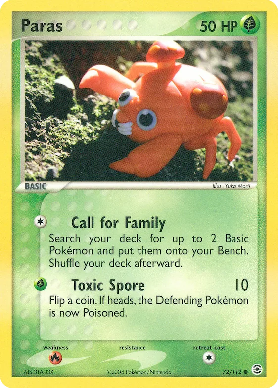 Paras #72 – FireRed & LeafGreen