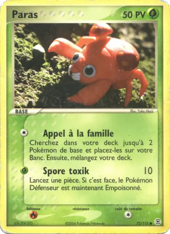Paras 72 – EX Rouge Feu & Vert Feuille
