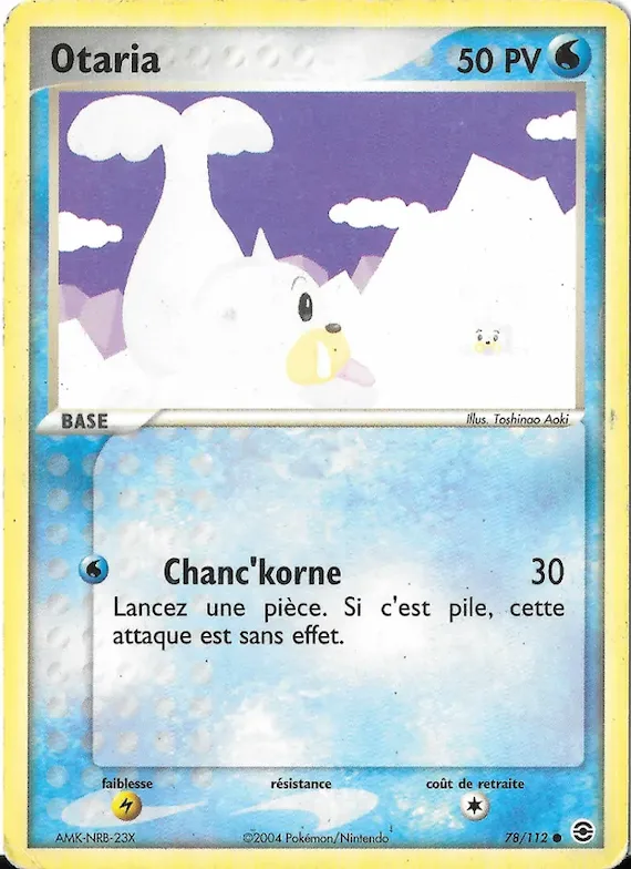 Otaria 78 – EX Rouge Feu & Vert Feuille