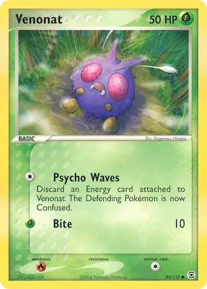 Venonat #84 – FireRed & LeafGreen