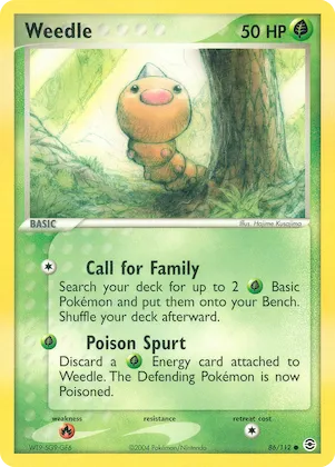Weedle #86 – FireRed & LeafGreen