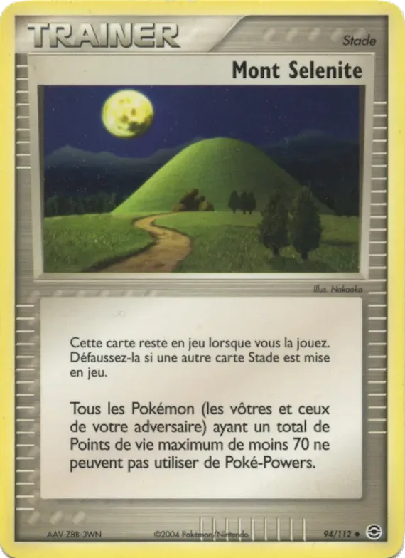 Mont Selenite 94 – EX Rouge Feu & Vert Feuille