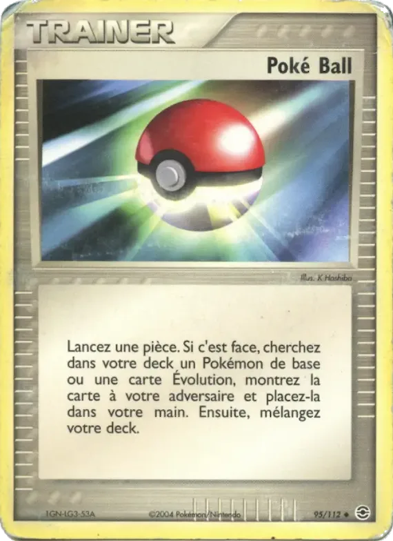 Poké Ball 95 – EX Rouge Feu & Vert Feuille