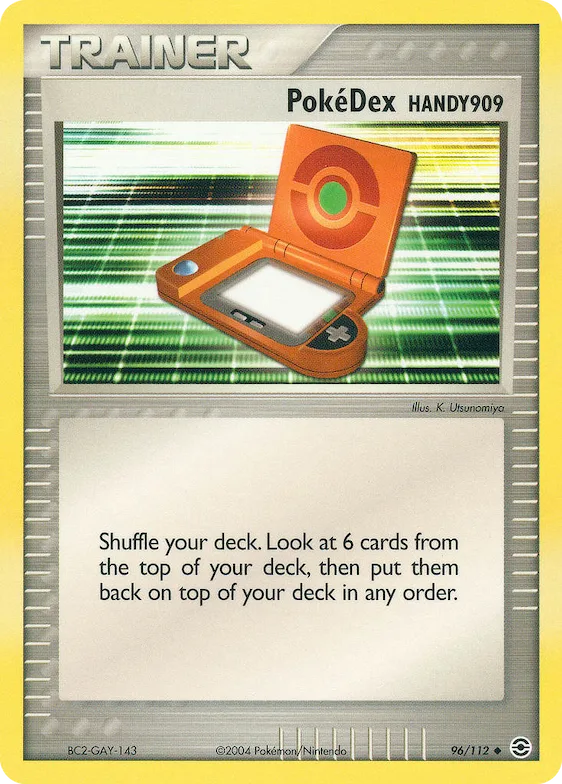 PokéDex HANDY909 96 – EX Feuerrot & Blattgrün