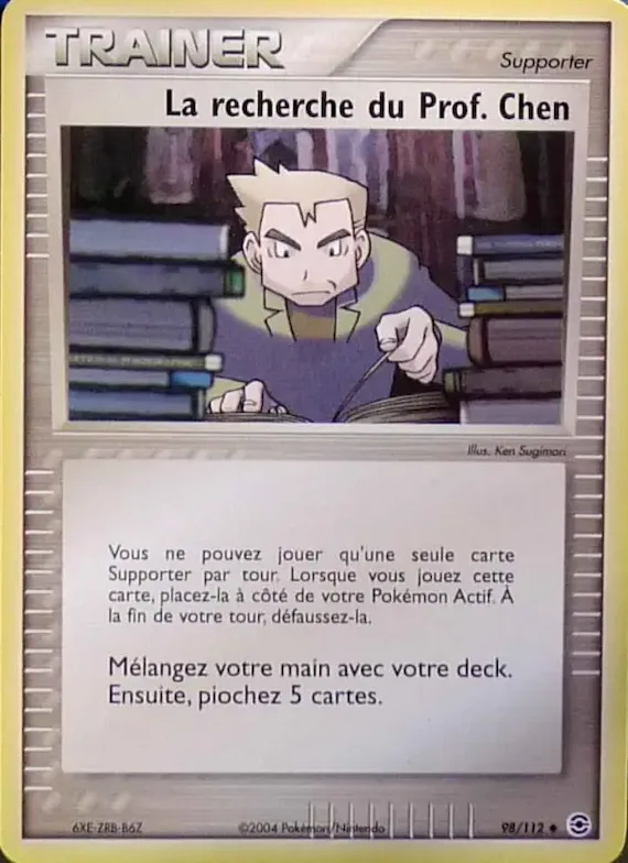 La recherche du Prof. Chen 98 – EX Rouge Feu & Vert Feuille