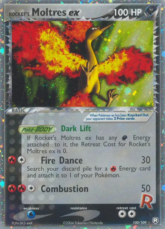 Rocket's Moltres ex #100 – Team Rocket Returns