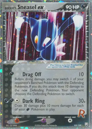 Rocket's Sneasel ex #103 – Team Rocket Returns