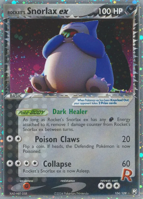 Rocket's Snorlax ex #104 – Team Rocket Returns