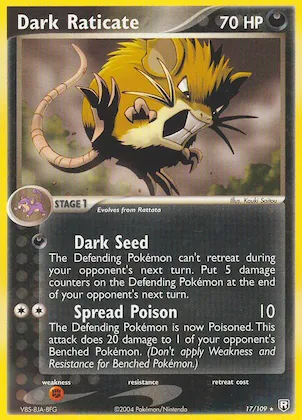 Dark Raticate n° 17 – Team Rocket Returns