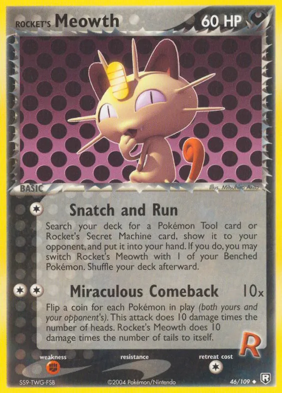 Rocket's Meowth #46 – Team Rocket Returns