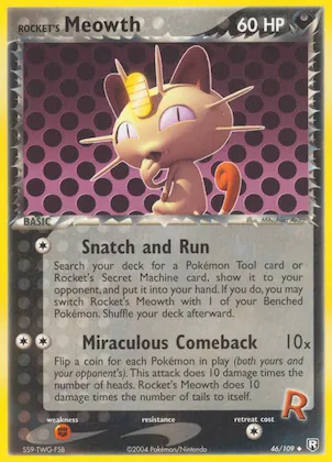 Rocket's Meowth #46 – Team Rocket Returns