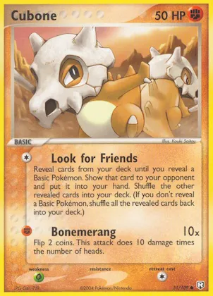 Cubone Nr. 51 – Team Rocket Returns