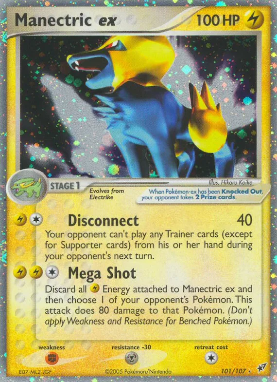 Manectric ex #101 – Deoxys