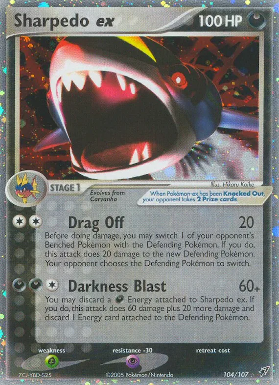 Sharpedo ex #104 – Deoxys