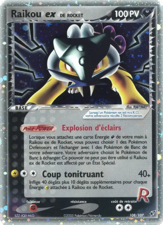 Raikou ex de Rocket 108 – EX Deoxys
