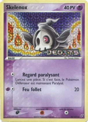 Skelenox n° 58 – EX Deoxys